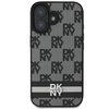 DKNY ETUI HARDCASE DO IPHONE 16 6.1 WZÓR CHECKERED STRIPES WYSOKIEJ JAKOŚCI