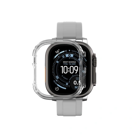 Etui ochronne AMAZINGTHING Minimal na Apple Watch UItra 3 49 mm - przezroczyste