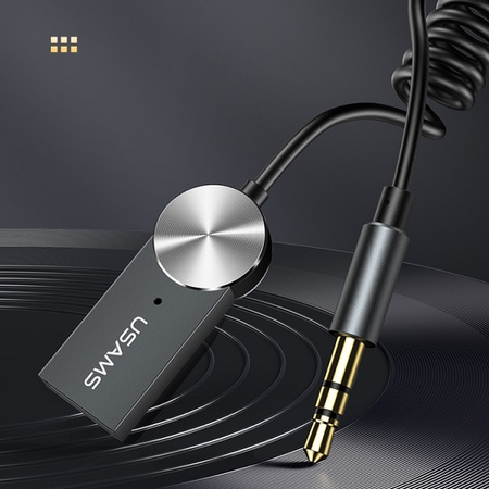 USAMS ADAPTER AUDIO BLUETOOTH 5.0 DO USB AUX DO GŁOŚNIKÓW BEZPRZEWODOWYCH