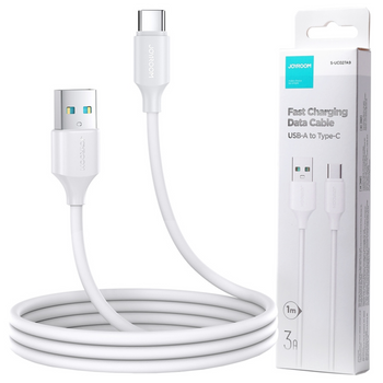 JOYROOM KABEL USB-A USB-C DO TELEFONÓW SZYBKIE ŁADOWANIE 1M 3A LONG-LASTING