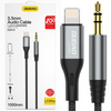 Dudao kabel audio Lightning - mini jack 3.5mm 1m szary (L11PRO)