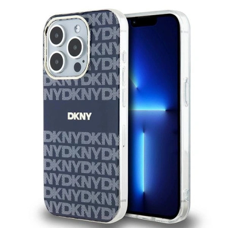 DKNY ETUI HARDCASE DO IPHONE 15 PRO 6.1 IML MONO & STRIPE DO MAGSAFE
