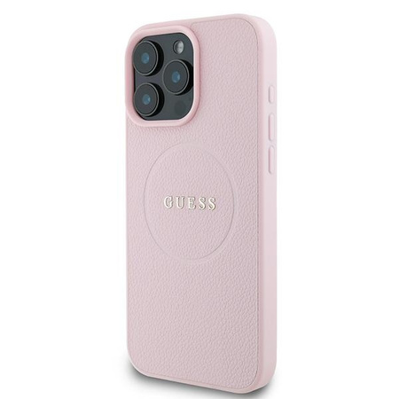 GUESS ETUI HARDCASE GRAINED RING DO MAGSAFE DO IPHONE 15 PRO MAX 6.7