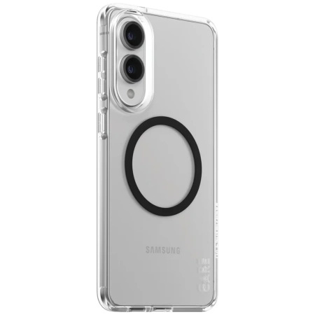 Etui CARE by PanzerGlass Flagship Urban Combat Black QI na Samsung Galaxy S25 Edge - przezroczyste