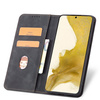 Magnet Fancy Case etui Samsung Galaxy S23 Ultra pokrowiec z klapką portfel podstawka czarne