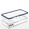 Clear 3in1 etui do Samsung Galaxy A73 żelowy pokrowiec z ramką niebieski