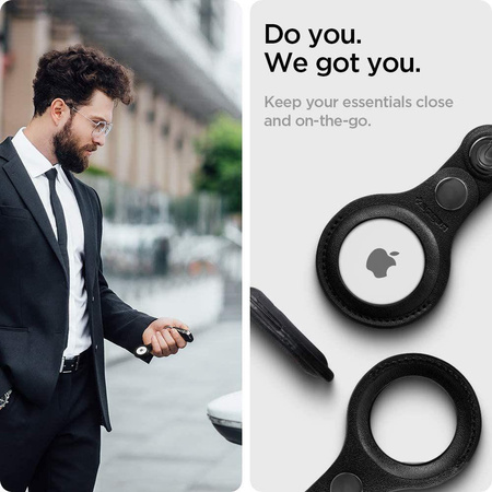 SPIGEN VALENTINUS APPLE AIRTAG BLACK