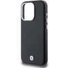 Etui BMW Signature Wrapped Metal MagSafe na iPhone 15 Pro - czarne