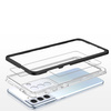 Clear 3in1 etui do Samsung Galaxy S23 silikonowy pokrowiec z ramką czarne
