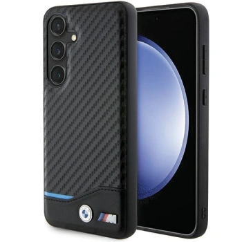 BMW ETUI CASE POKROWIEC DO SAMSUNG GALAXY S24 S23 S22 S21 Z CARBONOWĄ SKÓRĄ