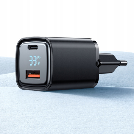 Ładowarka USB/USB-C, Nano, z wyświetlaczem, Gan 33W Pd, Mcdodo