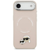 Etui Karl Lagerfeld Karl & Choupette     Pins MagSafe do iPhone Air różowy