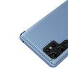 Clear View Case futerał etui z klapką Samsung Galaxy S22 Ultra niebieski