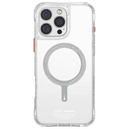 Skinarma etui Saido iPhone 16 Pro 6.3   Magnetic Charging przezroczysty/clear
