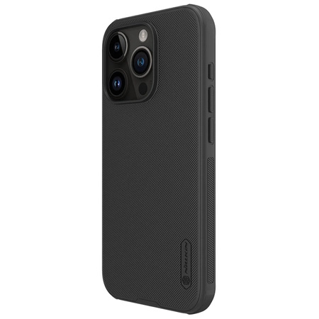 Wzmocnione etui do iPhone 15 Pro Nillkin Super Frosted Shield Pro - czarne