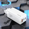 USAMS ŁADOWARKA SIECIOWA 65W 2XUSB-C DO IPHONE 12 13 14 15 PD FAST CHARGING