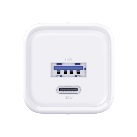 Accessories -  3mk Hyper Charger PD 33W GaN QC4+ PPS AFC FCP SCP 1A1C  White