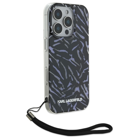 KARL LAGERFELD ETUI KLHCP16LHZBPKCCU DO IPHONE 16 PRO 6,3 ZEBRA