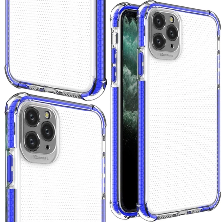 HURTEL SPRING ARMOR POKROWIEC DO IPHONE 12 PRO MAX PANCERNY ŻELOWY Z RAMKĄ