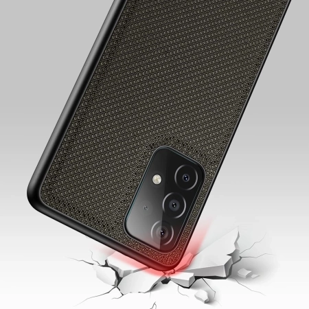 DUX DUCIS FINO ETUI POKROWIEC DO SAMSUNG GALAXY A42 5G Z NYLONOWĄ OKLEINĄ