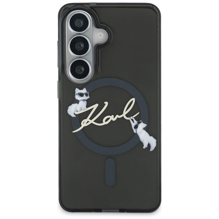 Etui Karl Lagerfeld IML KC Script        MagSafe do Samsung Galaxy S26 czarny