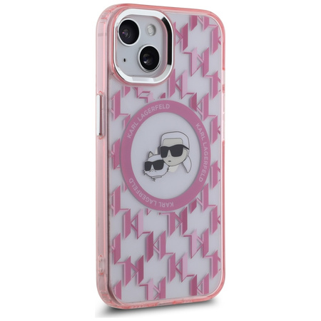 KARL LAGERFELD ETUI DO MAGSAFE DO IPHONE 15 PLUS 6.7 MONOGRAM CHOUPETTE