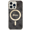 Etui Guess GUHMP13LH4STK na iPhone 13 Pro / 13 - czarne 4G MagSafe
