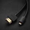 Kabel Ugreen HD127 micro HDMI - HDMI 2.0 1 m - czarny