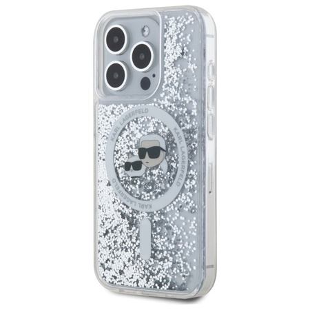 KARL LAGERFELD ETUI LIQUID GLITTER DO IPHONE 15 PRO 6.1 DO MAGSAFE
