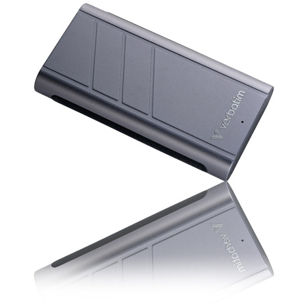 Dysk zewnętrzny Verbatim TurboMetal SSD 2TB USB4 USB-C szary 32022