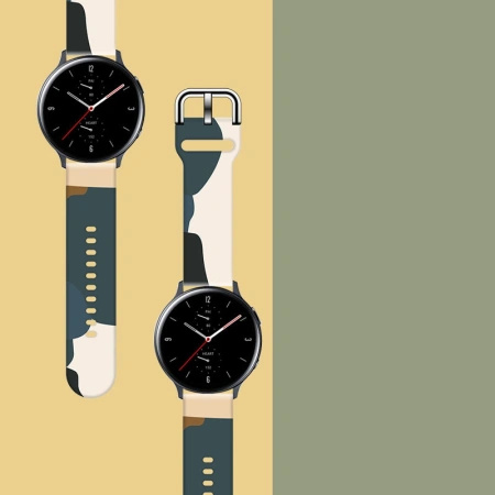 HURTEL OPASKA DO SAMSUNG GALAXY WATCH 42MM PASEK SILIKONOWY ZEGAREK WZÓR 13