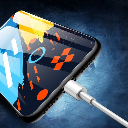 HURTEL COLOR GLASS CASE POKROWIEC DO IPHONE 11 PRO MAX ZE SZKŁA HARTOWANEGO