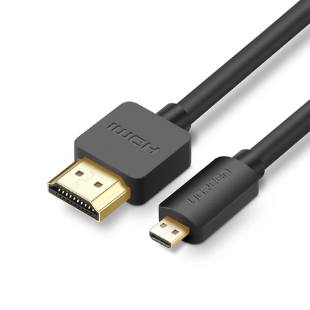 Kabel Ugreen HD127 micro HDMI - HDMI 2.0 1 m - czarny