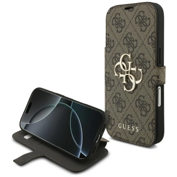 GUESS ETUI BOOK 4G METAL LOGO DO IPHONE 17 PRO NAJLEPSZE