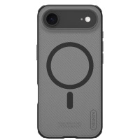 Etui Nillkin Super Frosted Shield Pro kompatybilne z MagSafe na iPhone 17 Air - przezroczyste czarne