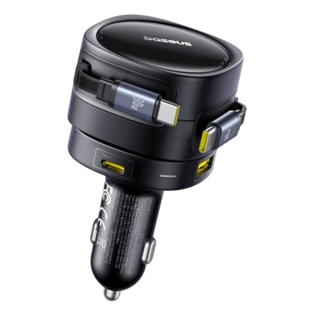 BASEUS ŁADOWARKA SAMOCHODOWA 90W DO SAMOCHODU 2X USB-C 1X USB-A SZYBKIE