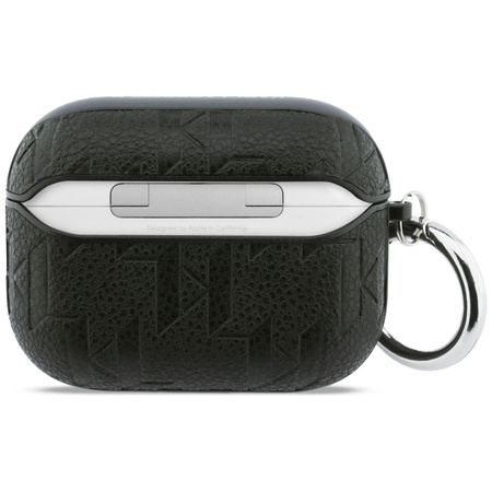 Etui Karl Lagerfeld Monogram Karl &      Choupette Head do AirPods Pro 3 czarny