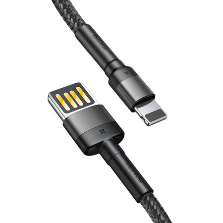 BASEUS KABEL DO LIGHTNING USB DWUSTRONNY DO TELEFONÓW 2,4A 1M IPHONE 12 13