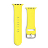 Silicone Strap APS silikonowa opaska do Watch 8 / 7 / 6 / 5 / 4 / 3 / 2 / SE (41 / 40 / 38mm) pasek bransoleta do zegarka żółty