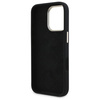 Guess GUHCP16LSMBSLK iPhone 16 Pro 6.3"  czarny/black hardcase Silicone Script Metal Logo & Frame