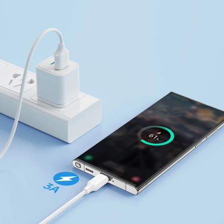 JOYROOM KABEL USB-A USB-C DO TELEFONÓW SZYBKIE ŁADOWANIE 1M 3A LONG-LASTING