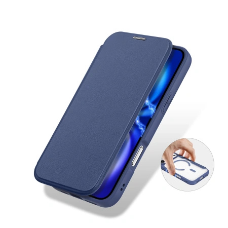 DUX DUCIS ETUI SKIN X PRO Z PORTFELEM DO IPHONE 17 PRO KOMPATYBILNE