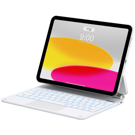 Etui Typecase Edge z klawiaturą do iPad  11" (A16) 2025 / iPad 10.9" 2022 biały