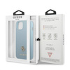 Guess GUHCP13SPS4MB iPhone 13 mini 5,4" niebieski/blue hardcase Saffiano 4G Small Metal Logo