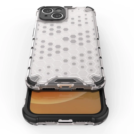HURTEL ETUI POKROWIEC HONEYCOMB DO IPHONE 14 PLUS PANCERNY HYBRYDOWY