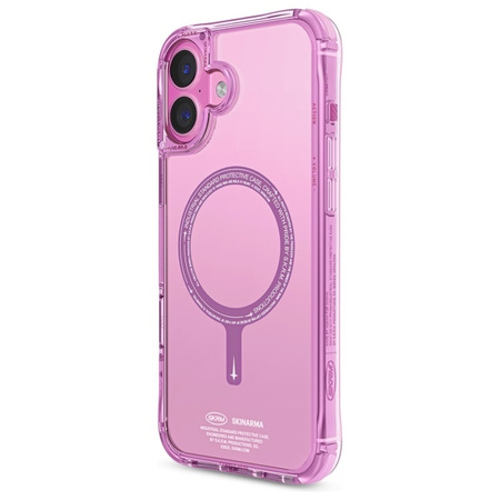 Skinarma etui Saido iPhone 16 6.1       Magnetic Charging różowy/pink