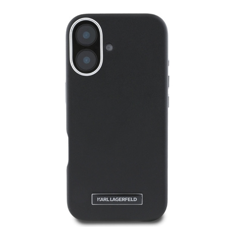 KARL LAGERFELD ETUI DO IPHONE 16 6.1 HARDCASE DO MAGSAFE Z METALOWĄ PŁYTĄ