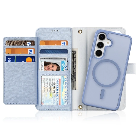 DUX DUCIS POKROWIEC SKÓRZANY DO SAMSUNG GALAXY S25+ Z ODŁĄCZANYM PORTFELEM