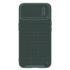 Nillkin Textured S Case etui iPhone 14 Pro Max pancerny pokrowiec z osłoną na aparat ciemnozielone
