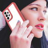 Outer Space Case etui do Samsung Galaxy A33 5G pokrowiec z elastyczną ramką czerwone